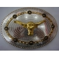 Wholesale Fashion bull design gold sliver plated Men's metal buckles 9ajn37