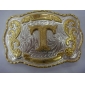 Wholesale T letter design gold sliver plated Men's metal buckles fashion 9ajn38
