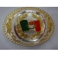 Wholesale Flag design gold sliver plated fashion buckles for men 9ajn40