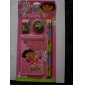 2009 New Dora 5PCS Kids School Supplies Stationery Promotion Gift Suit