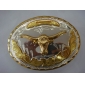 Wholesale Bull design gold sliver plated Men's fashion buckle 9ajn50