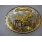 Wholesale Eagle design gold sliver plated Men's fashion buckle 9ajn51