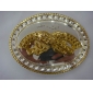Wholesale Gun design gold sliver plated Men's fashion metal buckle 9ajn52