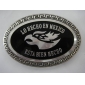 Wholesale Oval shape black varnish aluminium alloy fashion buckle for men 9ajn61