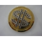 Wholesale Fashion dollar design gold plated men's buckles 9ajn66