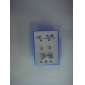 Wholesale Fine 2009 Earring Design Silver Color Set 99jl24