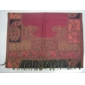 Wholesale Jacquard weaving scarves shawls butterfly design fancy color ladies' fashionable accessories