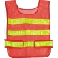 Wholesale Orange color 100% polyester reflective tape security wear
