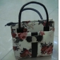 Red rose design ladies fashionable handbags square shape