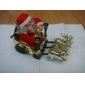 Wholesale Novelty christmas toys santa claus with gold deer 9bnn14