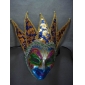 Wholesale Elaborate Full Face Venetian Mask For Mardi Gras Or Masquerade Style Event
