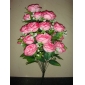 Wholesale 24pcs of man-made camellia flowers bunch pink color 97rn09
