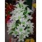 Wholesale 66 heads of artificial lily flowers wedding decoration