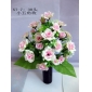 Wholesale Artificial pink rose wedding decorative flowers 9bsn07