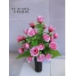 Wholesale Fashion artificial flowers pink rose decoration 9bsn08