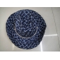 Fashion Dyed Cowboy Hat New Blue Lattice Raffia Hat