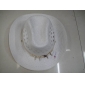 New White Lacunal Hat Ladies Sun Cowboy Hat
