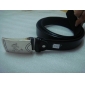Wholesale Stylish football design buckle Pu leather men's belt 9bqn14
