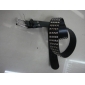 Wholesale Fashion silver beads design buckle lady's belt 9bqn24