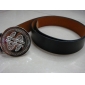 Wholesale Stylish dollar design buckle Pu leather men's belt 9bqn32