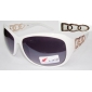 Wholesale Popular lady's ivory PC with metal framework AC lens sunglasses 9c7n12