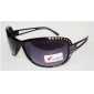 Wholesale Branded fashion AC mirror PC framework iced diamond lady's sunglasses 9c7n18