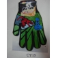 Wholesale Green Rubber Pattern Fashion Accessories Up To The Minute Terylene Gloves And Mittens