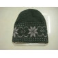 Wholesale Army Green With Beige Flower Pattern Fashionable Accessories Winter Hats