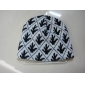 Wholesale White And Black Jacquard Updated Warm Hats Both For Ladies And Men Hats