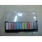 Wholesale eye shadow twelve different colors Dosage sufficient  Easy to carry good quality