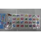 Wholesale Children like popular mixed styles Numbers Jel jewels stickers with low price