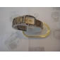 Wholesale Luxury unisex stainless stell black dial water resistant quartz wrist watch