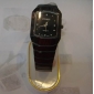 Wholesale Stylish unisex stainless stell black dial water resistant quartz wrist watch