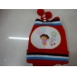 Wholesale 2010 winter stylish Dora children 100acrylic knitted red color hat 9cdn09