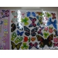 Wholesale Fashionable mixed colors mixed styles beautiful butterfly hubble-bubble stickers_9cen31