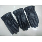 Wholesale Men's real leather Fashionable Accessories Gloves And MIttens black color 9cen22