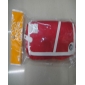 Red Pencil Cases With White Brim Suitable For The Ladies