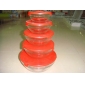 Wholesale western style set of red glasswares best quality round shape 9cfn03