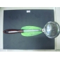 Wholesale Aesthetic and practical polish stainless steel round soup spoon with plastic handle 9CFN68