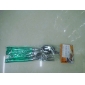 Wholesale Popular western style food steel knife fork spoon tableware set with green handle 9CFN65