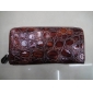 Wholesale Women love fashionable long clutch PU leather red stone grain wallets