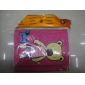 Wholesale Beautiful cartoon short PU leather trifold pink wallets for girls