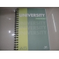 Wholesales Transparent Plastic Cover Business Notebooks With 125 Sheets