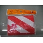 Wholesale Red and white fashionable short trifold PU leather purse wallets