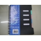 Cardboard Plastic Cover Business Spiral Notebooks With 90 Pages