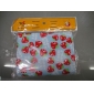 Wholesale Girls love nice strawberry short trifold PU leather wallets 9chn32