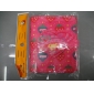 Wholesale Dora strawberry printed short size fashionable PU leather girls' wallets' with coin bag 9chn45