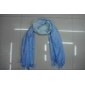 Wholesale 2010 fashionable; adies' blue artificial cotton scarves neckwear 9cin30