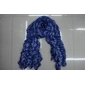 2010 new best soft Polyester&Spandex ladies' indigo&white scarves neckwear 9cin33