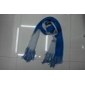 Wholesale Popular steelblue and white artificial cotton ladies' hotsale scarves neckwear 9cin40